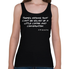 PRINTFASHION Friends 04 - Női atléta - Fekete női trikó