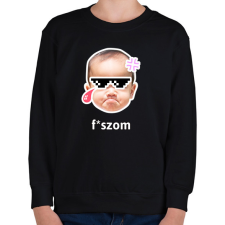 PRINTFASHION fszom 2 - Gyerek pulóver - Fekete gyerek pulóver, kardigán
