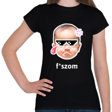 PRINTFASHION fszom 2 - Női póló - Fekete