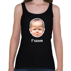 PRINTFASHION fszom - Női atléta - Fekete