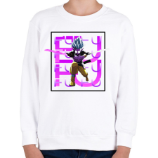 PRINTFASHION Fu minta (Dragon Ball) - Gyerek pulóver - Fehér gyerek pulóver, kardigán