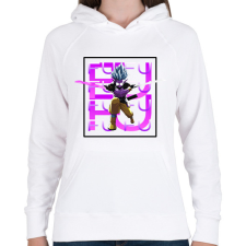 PRINTFASHION Fu minta (Dragon Ball) - Női kapucnis pulóver - Fehér női pulóver, kardigán