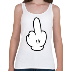 PRINTFASHION Fuck off - Női atléta - Fehér
