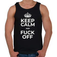 PRINTFASHION FUCK YOU - Férfi atléta - Fekete atléta, trikó