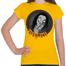 PRINTFASHION fuckofffiftynine-01.png - Női póló - Sárga