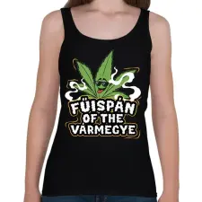 PRINTFASHION Fűispán of the vármegye! - Női atléta - Fekete női trikó