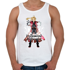 PRINTFASHION Fullmetal Alchemist - Férfi atléta - Fehér atléta, trikó