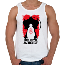 PRINTFASHION Fullmetal Alchemist - Férfi atléta - Fehér atléta, trikó