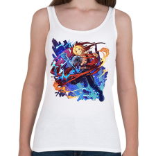 PRINTFASHION Fullmetal Alchemist - Női atléta - Fehér női trikó