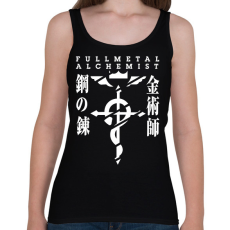 PRINTFASHION Fullmetal Alchemist - Női atléta - Fekete