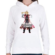 PRINTFASHION Fullmetal Alchemist - Női kapucnis pulóver - Fehér női pulóver, kardigán