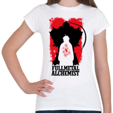 PRINTFASHION Fullmetal Alchemist - Női póló - Fehér női póló