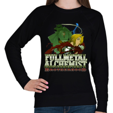 PRINTFASHION Fullmetal Alchemist - Női pulóver - Fekete