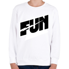 PRINTFASHION FUN thunder - Gyerek pulóver - Fehér