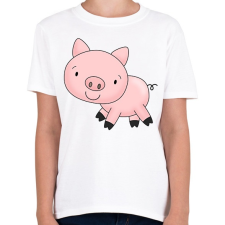 PRINTFASHION Funny Pig baby - Gyerek póló - Fehér gyerek póló