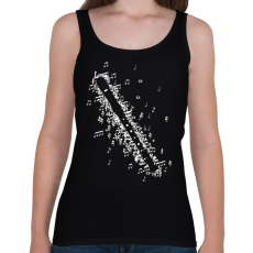 PRINTFASHION Furulya - Női atléta - Fekete