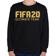 PRINTFASHION FUT 20 - Gyerek pulóver - Fekete