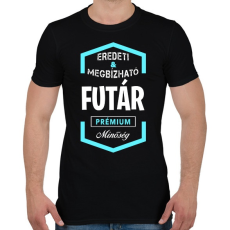 PRINTFASHION Futár prémium minőség - Férfi póló - Fekete
