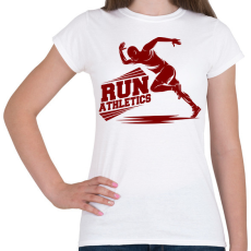 PRINTFASHION Futás  - Női póló - Fehér