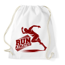 PRINTFASHION Futás  - Sportzsák, Tornazsák - Fehér tornazsák