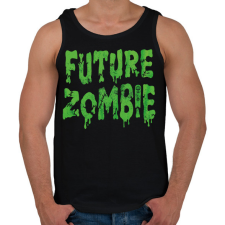 PRINTFASHION Future Zombie - Férfi atléta - Fekete atléta, trikó
