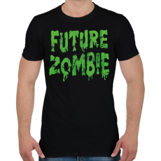 PRINTFASHION Future Zombie - Férfi póló - Fekete
