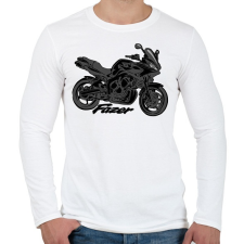 PRINTFASHION fz6 - Férfi hosszú ujjú póló - Fehér férfi póló