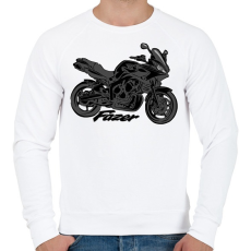 PRINTFASHION fz6 - Férfi pulóver - Fehér