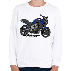 PRINTFASHION fz6kék - Gyerek pulóver - Fehér