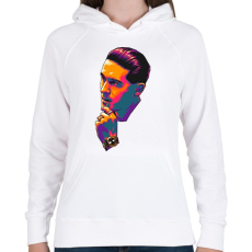 PRINTFASHION G-eazy - Női kapucnis pulóver - Fehér