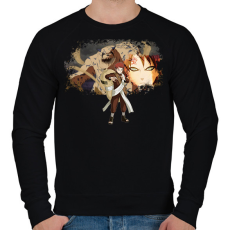 PRINTFASHION Gaara - Férfi pulóver - Fekete