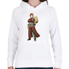 PRINTFASHION Gaara - Női kapucnis pulóver - Fehér