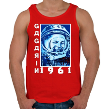 PRINTFASHION Gagarin 1961 - Férfi atléta - Piros atléta, trikó