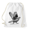 PRINTFASHION Galamb rajz - Sportzsák, Tornazsák - Fehér