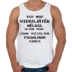PRINTFASHION Game - Férfi atléta - Fehér