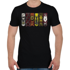 PRINTFASHION Game of Thrones Season - Férfi póló - Fekete férfi póló