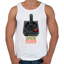 PRINTFASHION GAME OVER 2 - Férfi atléta - Fehér atléta, trikó