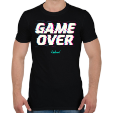 PRINTFASHION GAME OVER - Férfi póló - Fekete férfi póló
