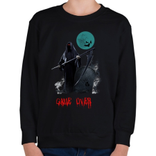 PRINTFASHION game over - Gyerek pulóver - Fekete gyerek pulóver, kardigán