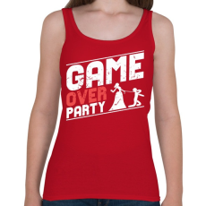 PRINTFASHION GAME OVER - Női atléta - Cseresznyepiros