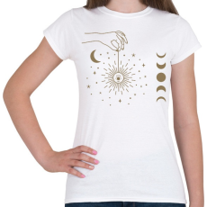 PRINTFASHION Game with the Sun - Női póló - Fehér