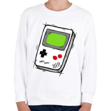 PRINTFASHION GameBoy - Gyerek pulóver - Fehér gyerek pulóver, kardigán