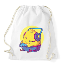 PRINTFASHION Gamer csirke - Sportzsák, Tornazsák - Fehér tornazsák
