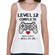 PRINTFASHION Gamer évforduló - Női atléta - Fehér