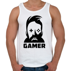 PRINTFASHION GAMER - Férfi atléta - Fehér