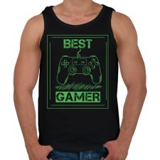 PRINTFASHION Gamer  - Férfi atléta - Fekete atléta, trikó