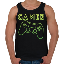 PRINTFASHION Gamer  - Férfi atléta - Fekete atléta, trikó