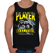 PRINTFASHION gamer - Férfi atléta - Fekete atléta, trikó