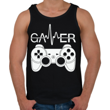 PRINTFASHION gamer - Férfi atléta - Fekete atléta, trikó