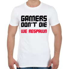 PRINTFASHION Gamer - Férfi póló - Fehér